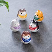 置物 ワンちゃん オーナメント ドッグ カーデコレーション 犬 飾り物 陶器 日本風 装飾品 卓上小物