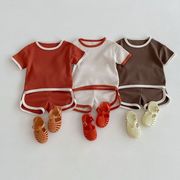 ★Baby★　ベビー服　66~100cm　ベビーTシャツ＋パンツ　セットアップ　韓国キッズ服