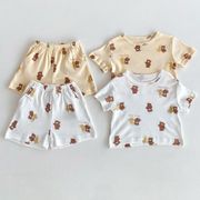 ★Baby★　ベビー服　66~100cm　ベビーTシャツ＋パンツ　ルームウェア　韓国キッズ服