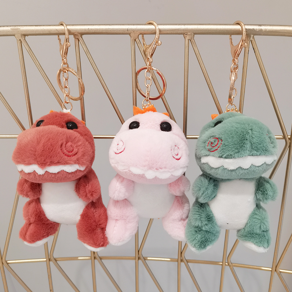 かわいいぬいぐるみ小さな恐竜キーホルダーおもちゃのバッグペンダント