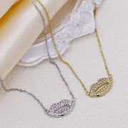 ネックレス ステンレス ちびる チェーン アクセサリー  サージカルステンレス ネックレス  韓国 2024新作