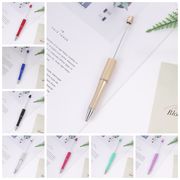 【秋冬新作】13色展開 ビーズボールペン DIY文房具 カスタムボールペン 手作り 筆記用具 手芸材料 DIY素材