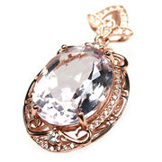 ボリビア産 ピンクアメジスト ローズアメジスト SV925 ペンダント