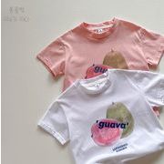 2024夏新作 子供服 韓国風子供服  ベビー服 男女兼用 半袖 トップス Tシャツ