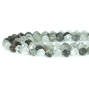 ガーデンクォーツ【ダイヤカット】8mm【天然石 ビーズ パワーストーン】