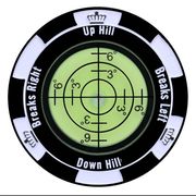 ゴルフ用品 両面ボールマーク マーク 水準器 3色