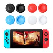 6色 可愛い  円形  アナログスティックカバー　ジョイスティックカバー  switch　滑り止め シリコン製