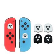 2色 可愛い  幽霊　アナログスティックカバー　ジョイスティックカバー  switch　滑り止め シリコン製