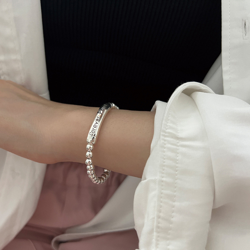 925シルバー アクセサリー ブレスレット ハンドメイド ブレスレット