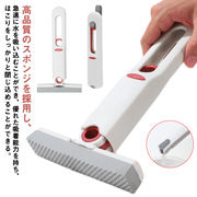 ミニモップ 多機能ミニモップ ヘッド3個付 多機能 乾湿両用 デスクトップ ガラス掃除 バ