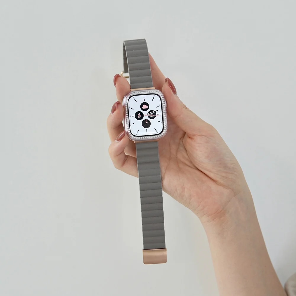 Apple Watch マグネット式 PUレザー ストラップ バンド（PGA PG 
