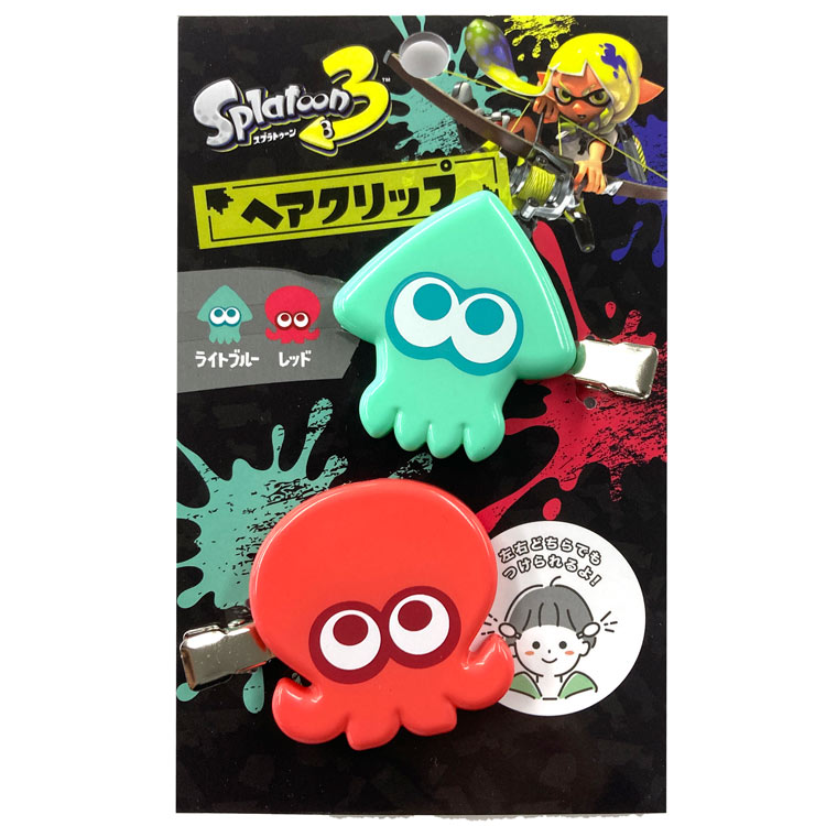 スプラトゥーン3 ヘアクリップ イカ・L.ブルー×タコ・レッド 139909 有限会社 アルファ | 卸売・ 問屋・仕入れの専門サイト【NETSEA】