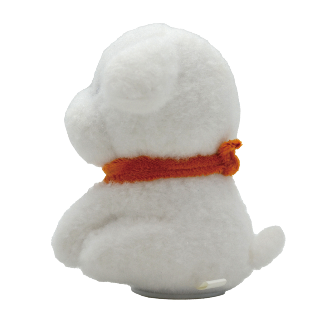 マネしておしゃべり ミニぬいぐるみ 白いわんちゃん 11999