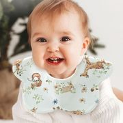 ベビー唾液ナプキン 綿よだれかけ 防水 花びらよだれかけ 防汚