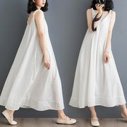レディースワンピース シフトドレス ワンピ ノースリープ チュニック