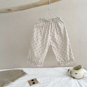 ベビー服　73~100cm　キッズパンツ　ドット柄　ロングパンツ　韓国子供服