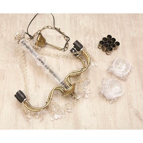 LED電球対応☆ノックダウン☆9灯シャンデリア☆ジュリエット ダーク