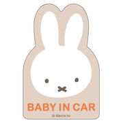 ミッフィー マグネットカーサイン BABY ミッフィーフェイス 721753 カー用品