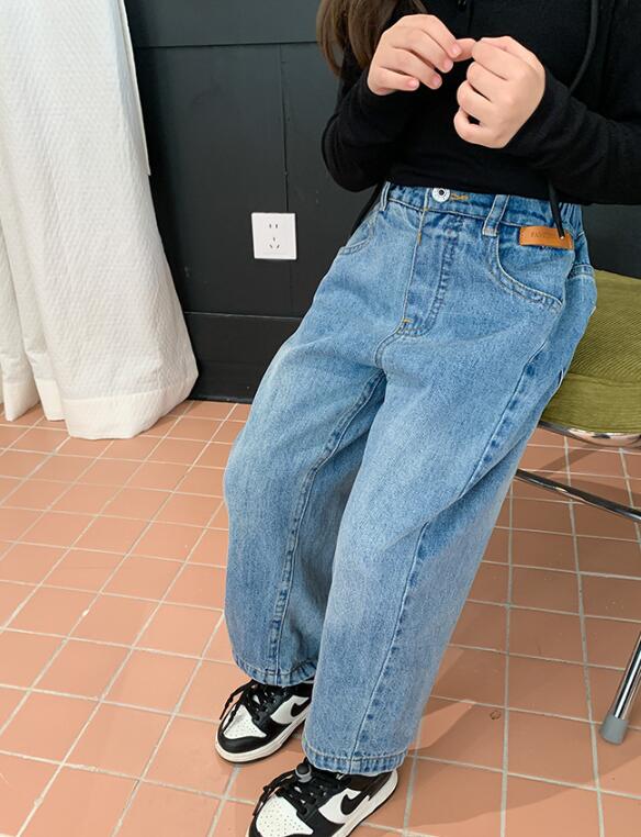 2024秋冬新作★韓国風子供服★ベビー服 ★キッズ服★アパレル★ジーンズ・デニム★パンツ、スラックス