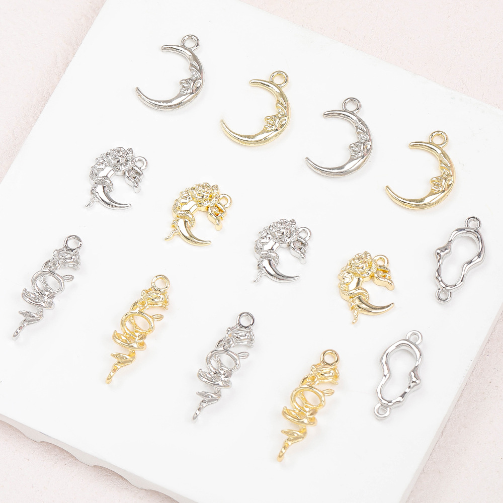 新作 合金 チャーム デコパーツDIY ペンダント デコ素材 手芸材料 チェーンパーツ アクセサリーパーツ
