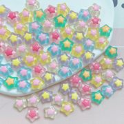 デコパーツ DIY 手作り素材 可愛いパーツ 飾り用 五芒星 携帯ケース 指輪 ヘアクリップ アクセサリーパーツ