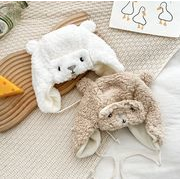 INS子供用帽子 キッズ 帽子  ジュニア ぼうし 可愛い 冬　暖かい2色