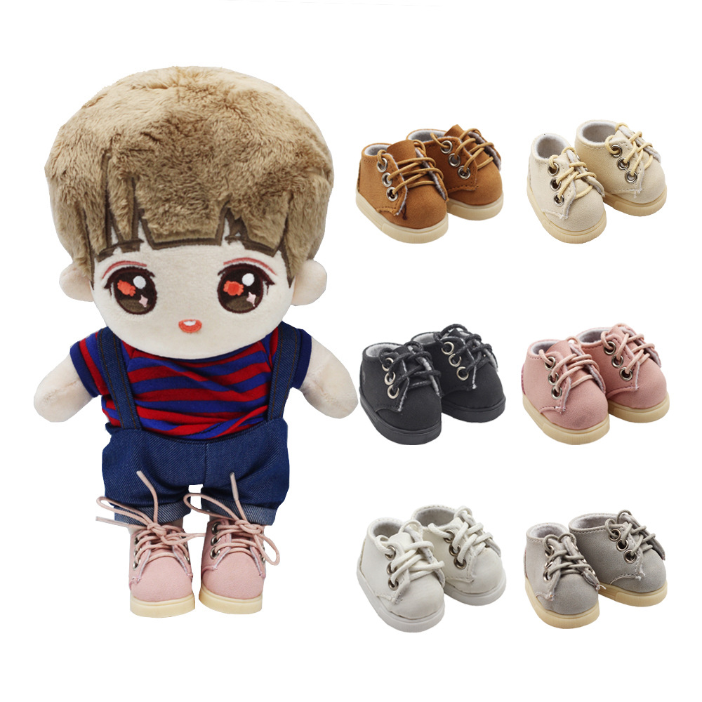 着せ替え ミニドール ぬいぐるみ用 10/15/20cmぬい 17CMLabubu 1/6BJD 30cmDOLL シューズ 6色靴