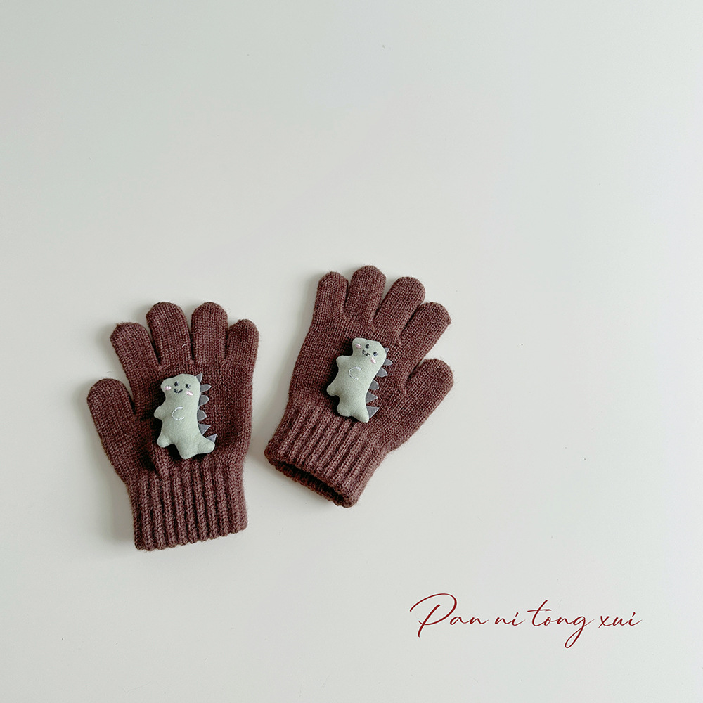 フェルトキャラクター手袋 2024秋冬☆手袋☆子供用手袋☆男女兼用☆防寒☆キッズ☆暖かい☆11色