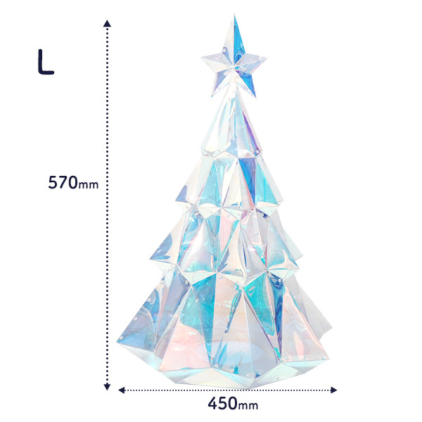 イルミネーションオブジェ クリスマスツリー 選べるS/M/Lサイズ LED