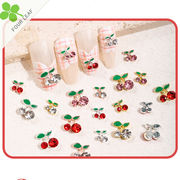 さくらんぼ ネイルパーツ メタルパーツ ネイル用品 ネイルアート 埋め込み DIY ハンドメイド
