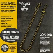SOLID BRASS WALLET CHAIN 真鍮 ブラス ウォレットチェーン 38cm