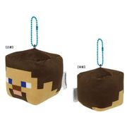 【特価商品】マインクラフト　キューブボールチェーンマスコット スティーブ