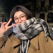2024秋冬新作 レディース ショールスカーフ おしゃれ 気質  韓国ファッション