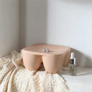 SNSの話題  陶磁器収納皿 玄関置物 キートレイ デスクトップ置物 陶器置物 アクセサリー展示皿