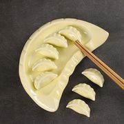 箸置き 9点セット 水餃子 ギョウザ トレイ付き スティックレスト おもしろ 食器 雑貨 贈り物 可愛い 和風