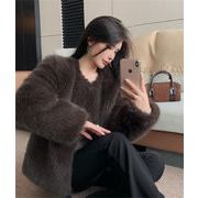 年末年始特別プライス 環境保護 ギャザリング あったか ファー毛皮 上品映え 毛皮のコート コート