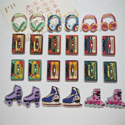 アクリル チャーム クリスマス キーホルダーパーツ デコパーツ DIY素材手作り 手芸材料