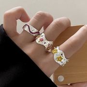 レディース用指輪★アクセサリー★ファッション★个性リング★韓国風★開口
