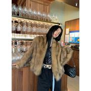 寒い季節にぴったりな1枚です 早い者勝ち ファーコート 毛皮 毛皮コート 厚くする 暖かい 厚手 通勤