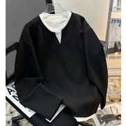 メンズ トップス Tシャツ 長袖 レイヤード ブラウス