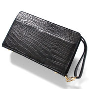 RED CROW 　本クロコダイルレザー　背面財布機能付き　男女兼用　ミニセカンドバッグ　TC-231