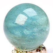 約30mm アクアマリン 丸玉 スフィア 風水置物 aquamarine【FOREST 天然石 パワーストーン】