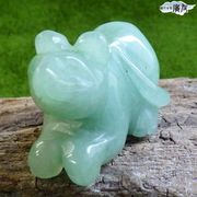 風水 干支 置物 パワーストーン 天然石 アベンチュリン (アベンチュリン干支子(ねずみ・鼠))