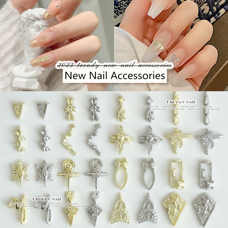 メタルパーツ 豪華 ネイルジュエリー ネイルパーツ アクセサリーパーツ アルファベット 星 スティック