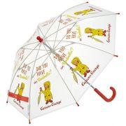 スケーター特価商品　おさるのジョージ　 子供用ビニール傘40cm