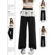 ボトムス ズボン パンツ スウェットパンツ 裏起毛 ワイドパンツ