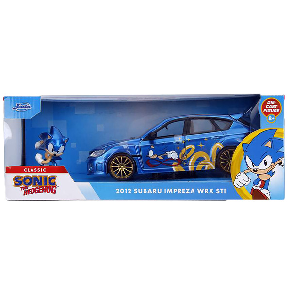 1:24 SEGA 2012 Subaru Impreza WRX STI w/SONIC THE HEDGEHOG