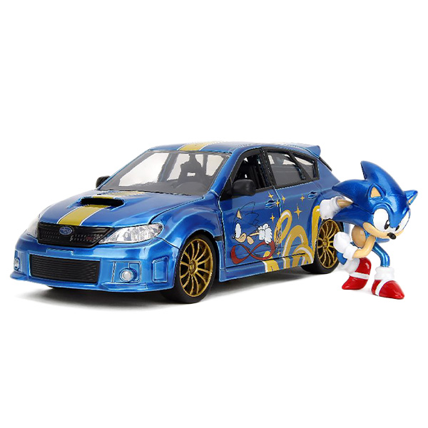 1:24 SEGA 2012 Subaru Impreza WRX STI w/SONIC THE HEDGEHOG