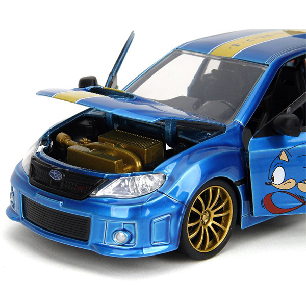 ソニック・ザ・ヘッジホッグ ミニカー スバル インプレッサ WRX STI 1:24 SEGA 2012 Subaru Impreza WRX STI w/SONIC THE HEDGEHOG