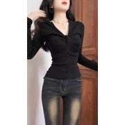 2025年春の人気新作 レディース トップス 長袖 Tシャツ インナー ファッション